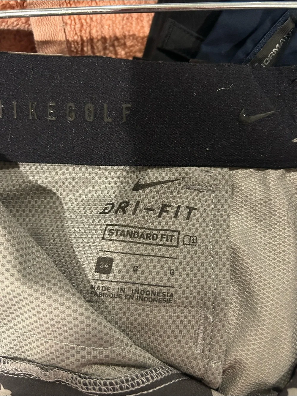 Nike Dri-FIT Golf Shorts in Black and Gray